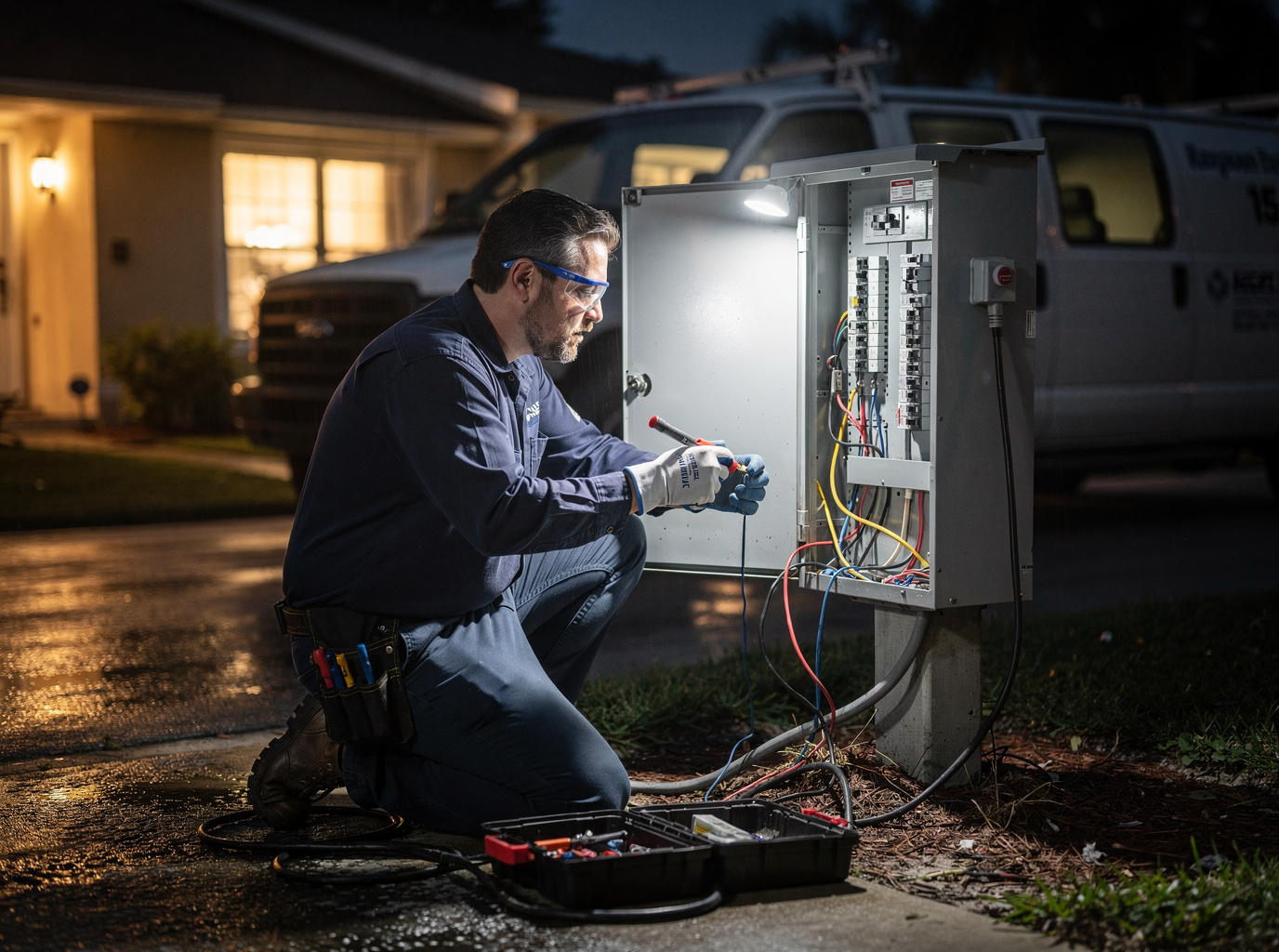 Partial Power Outage Repair in Partial Power Outage Repair in Stetson University